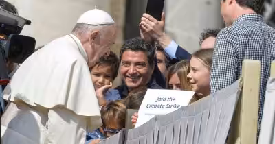 L’incontro tra Greta e Papa Francesco