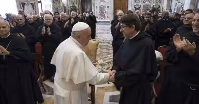 Papa Francesco riceve i frati dell’Ordine di Sant’Agostino