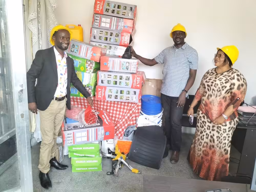 A women's cooperative in Kinshasa