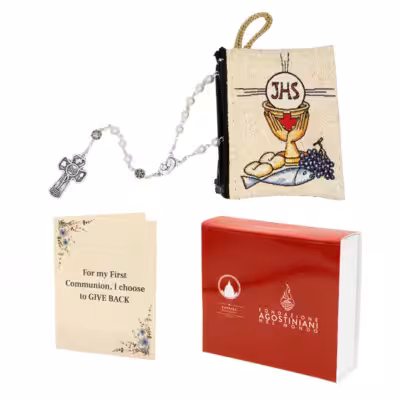 Bomboniere Solidali: Set Rosario Prima Comunione